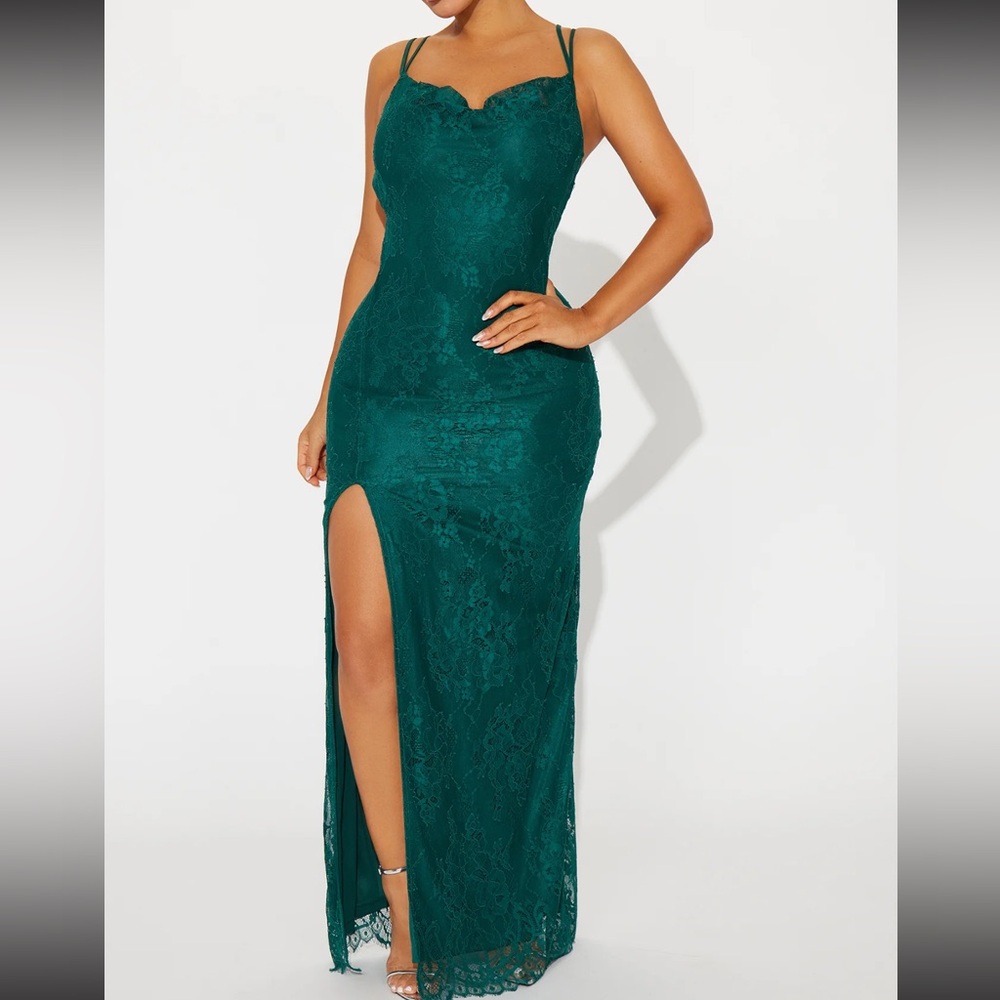 Green Lace Dress